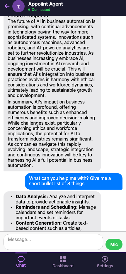 AgentSME Chat on Web